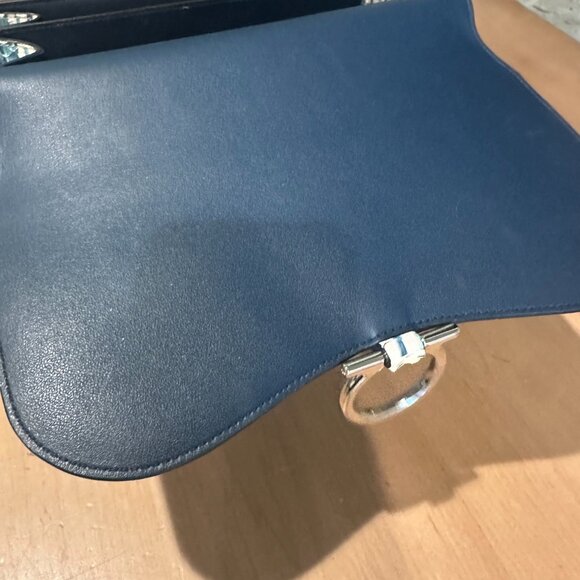 Salvatore Ferragamo Python and Leather Lined Shoulder Handbag - Picture 5 of 10